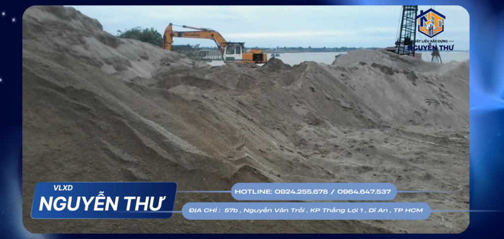 Bãi cát đen VLXD Nguyễn Thư